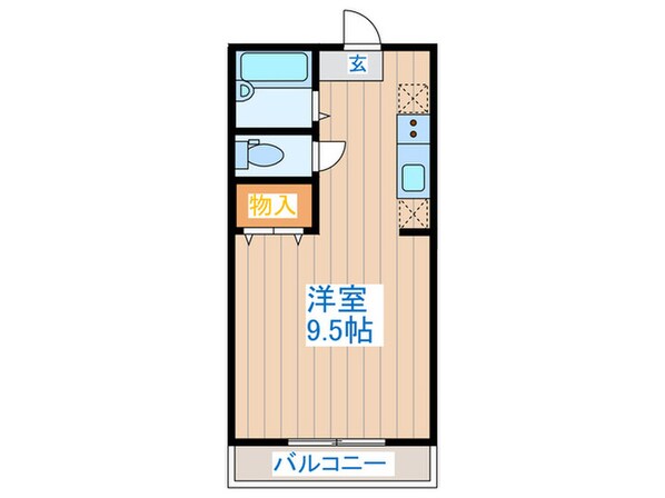 シャトール祐天寺の物件間取画像